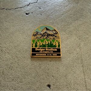 Tyler the Creator / Camp Flog Gnaw pin 2023 festival vip / Los Angeles dodgers